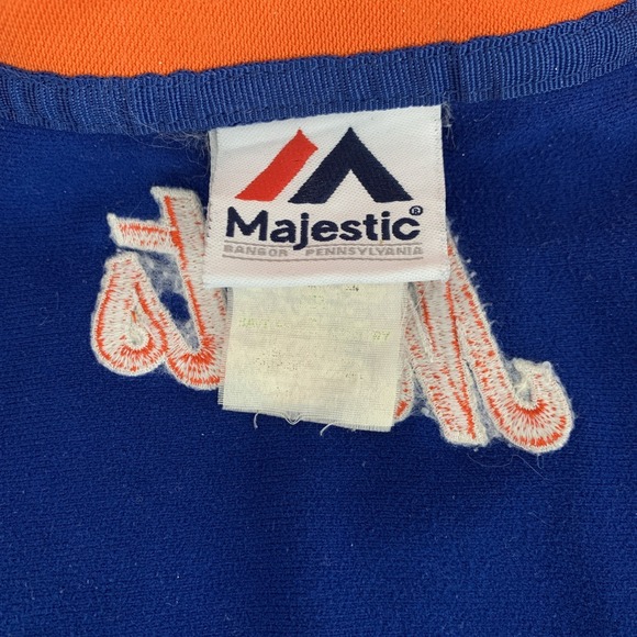 Vintage Majestic MLB New York Mets Track Jacket Size XL - See Measurements - Picture 6 of 15